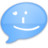 iChat Blue Smile Icon